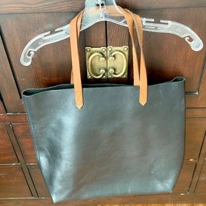 Madewell Transport Tote “True Black Brown”